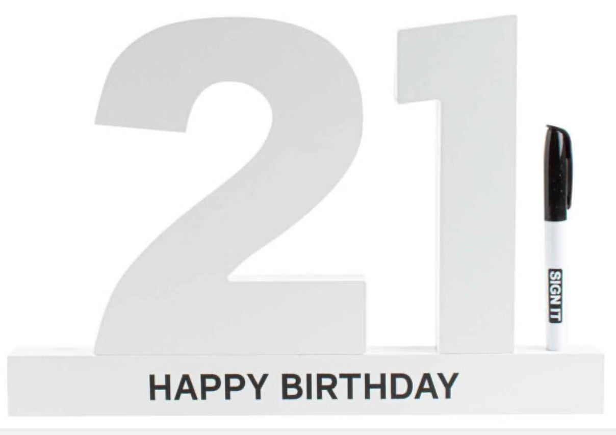 Sign It - Birthday 21